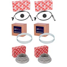 2x FEBI ABS-SENSOR + RINGE +